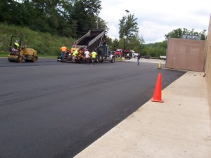 paving and milling operation in Raleigh