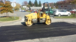 Parking lot paving , milling, and repair