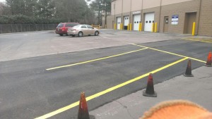 commercial parking lot construction Raleigh
