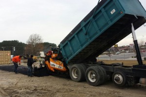parking lot reconstruction